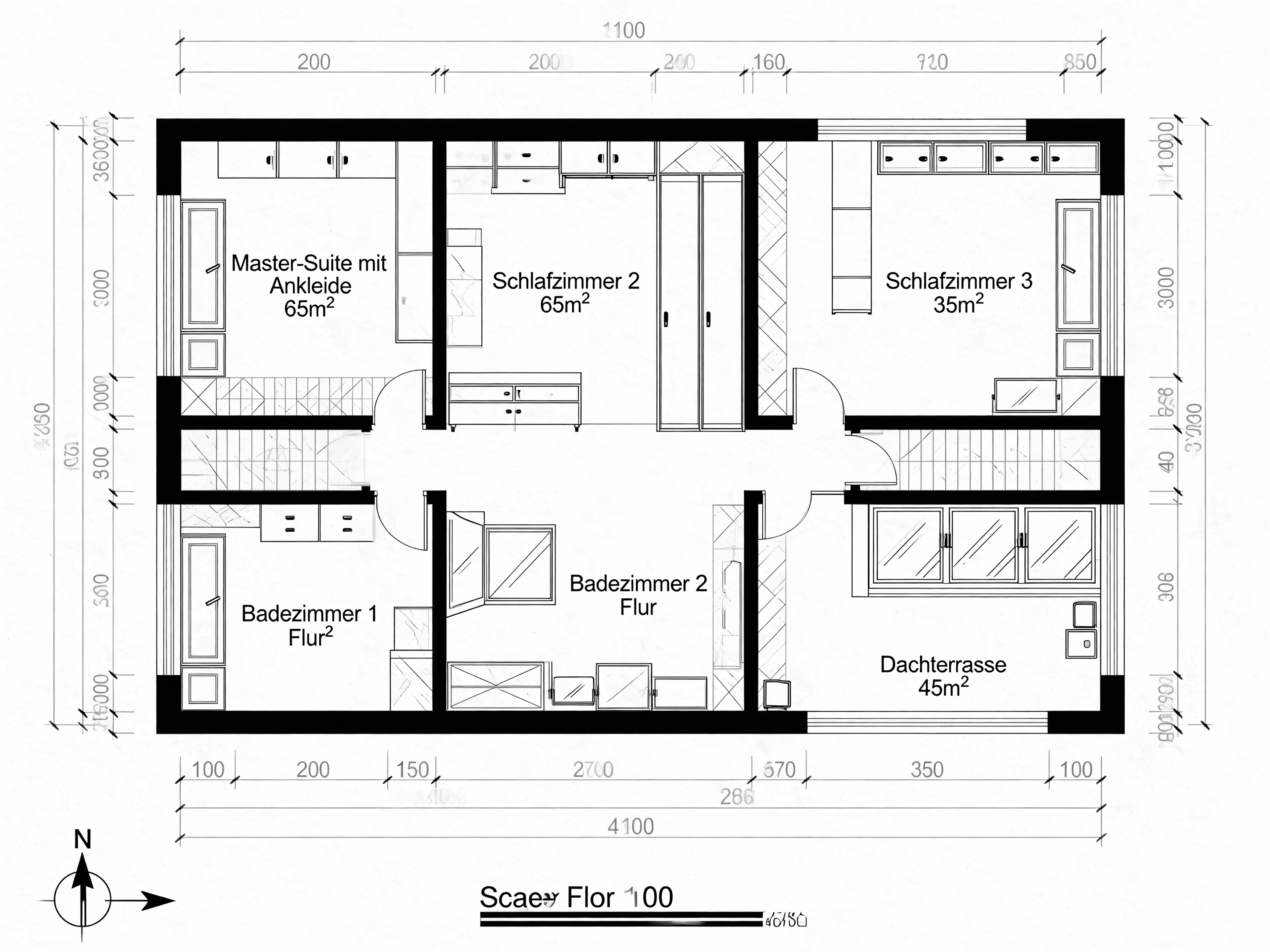 Grundriss Obergeschoss